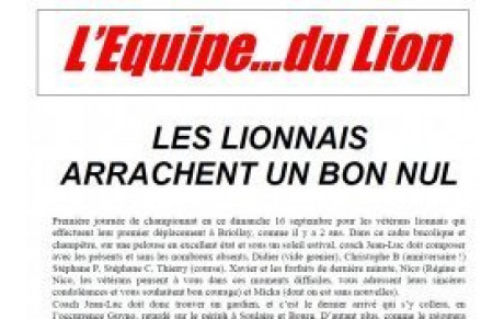 2e épisode de l'équipe du Lion par Guyno